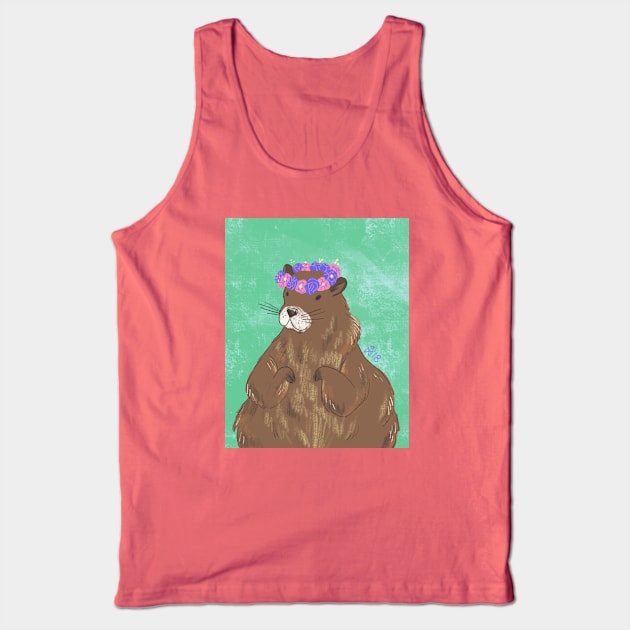 Marmot Tank Top by seaeyedraw